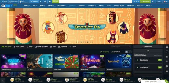 1xbet casino slots machines