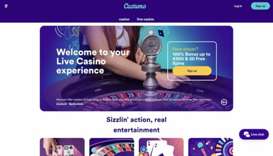 Casumo live casino