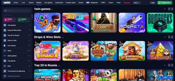 1win casino slots machines