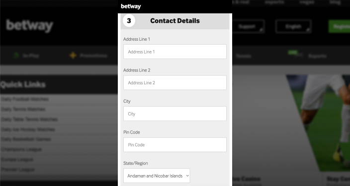 Choose username and password